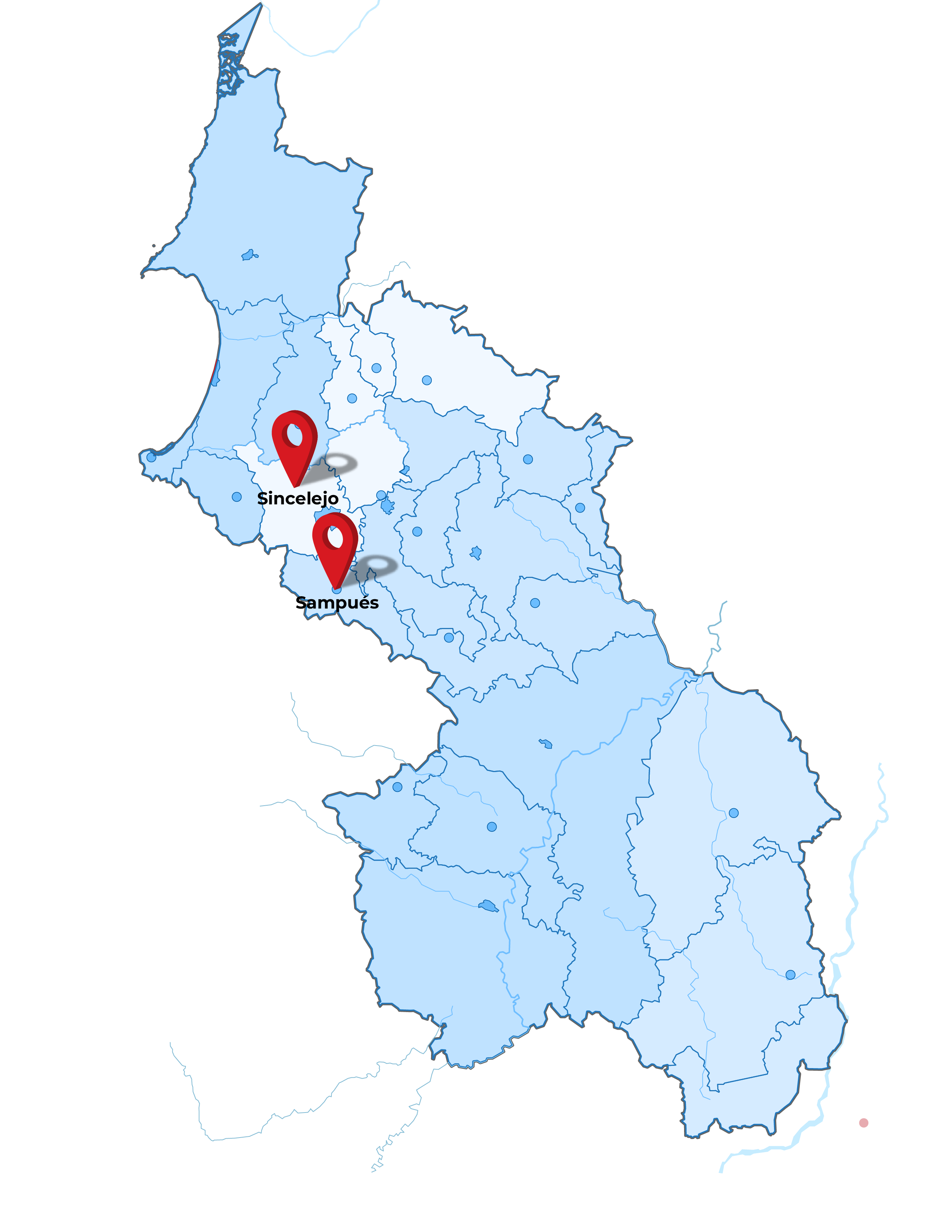 Mapa de Sucre