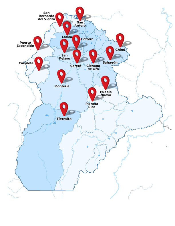 Mapa de Córdoba